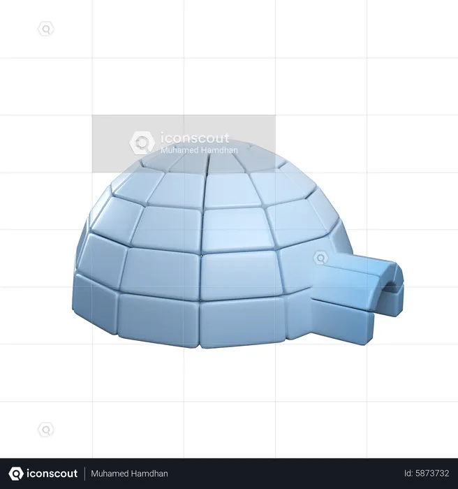 Igloo  3D Icon