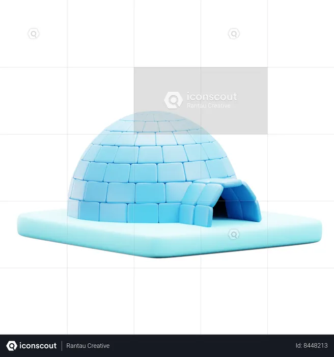 Iglu  3D Icon