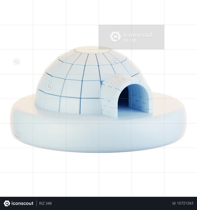 Iglu  3D Icon