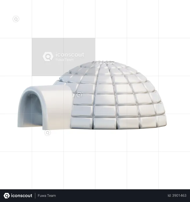 Iglu  3D Illustration