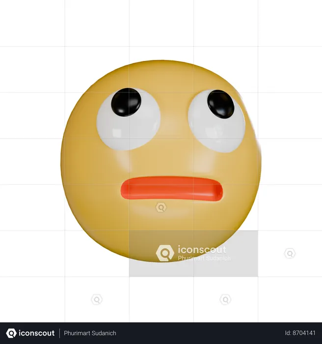 Ignorar pasar por alto Emoji 3D Icon