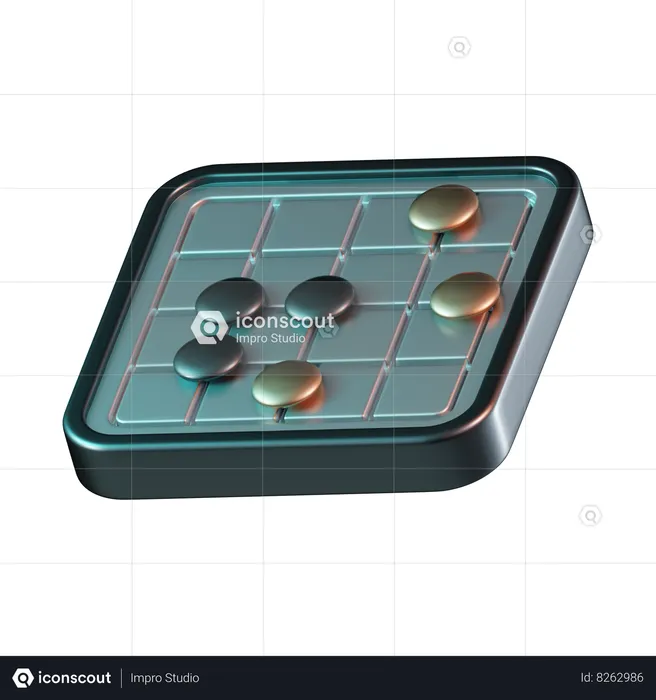 Igo board game  3D Icon