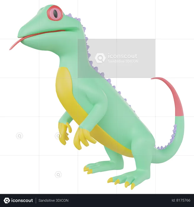 Iguana  3D Icon