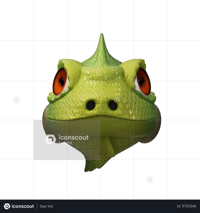 Iguanas  3D Icon