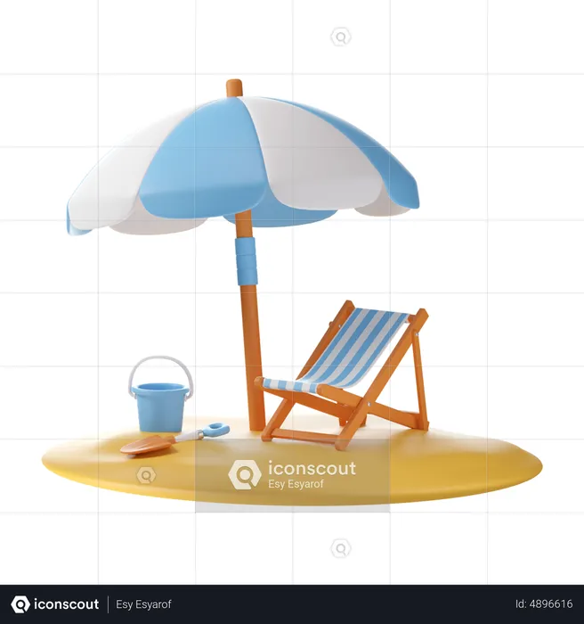 Île  3D Icon