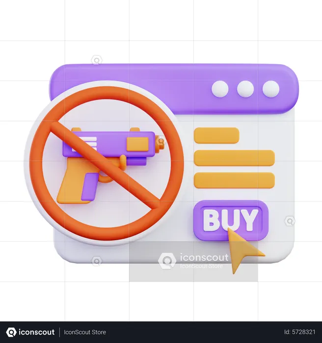 Illegal Weapon Buy  3D Icon