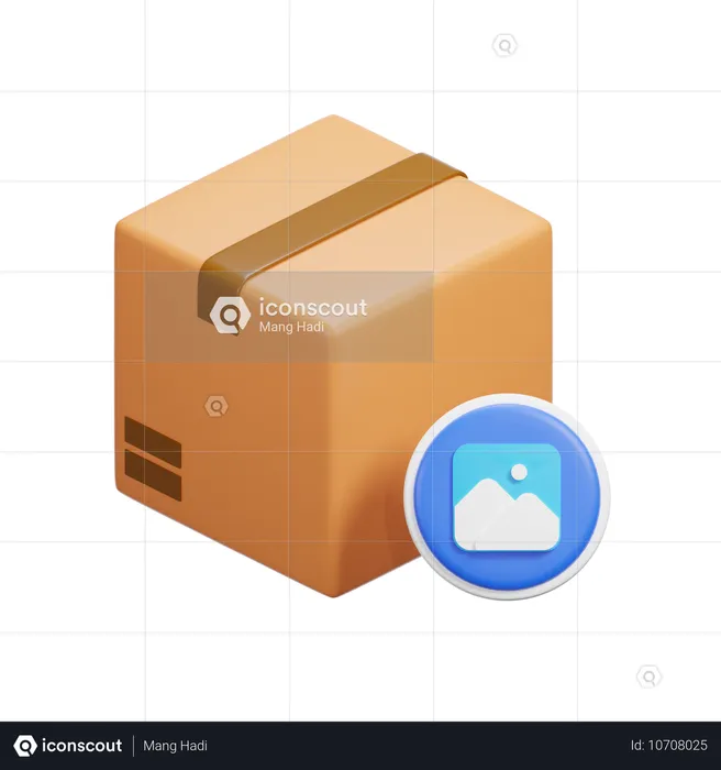 이미지 상자  3D Icon