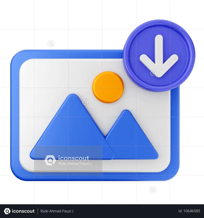 画像のダウンロード  3D Icon