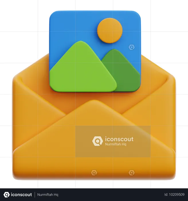 Image Email  3D Icon