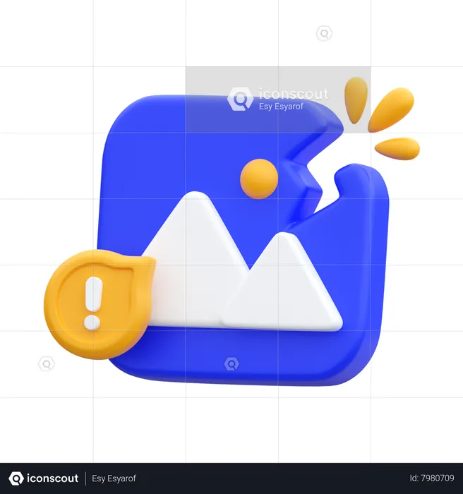 Image Error  3D Icon