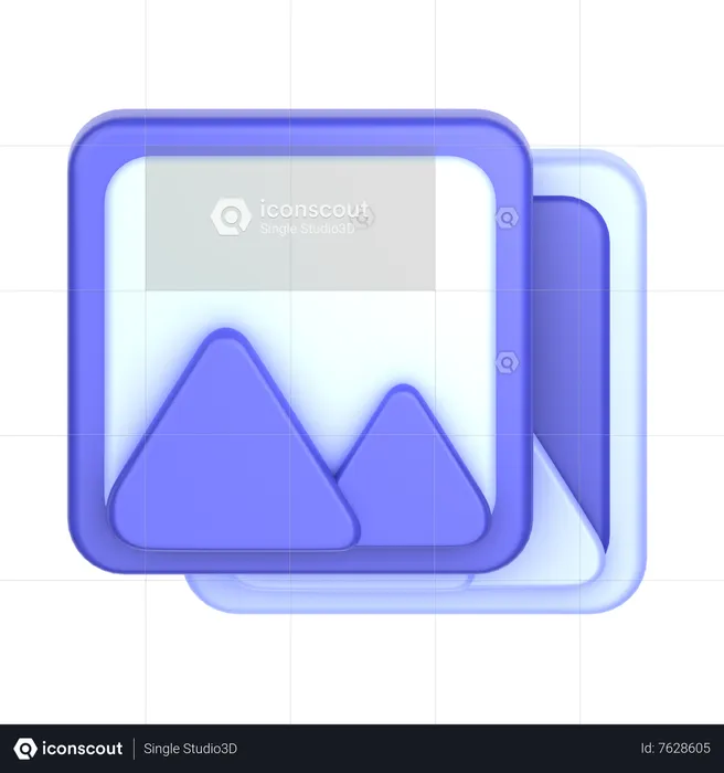 Imagen múltiple  3D Icon