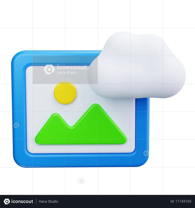 Imágenes de nube  3D Icon