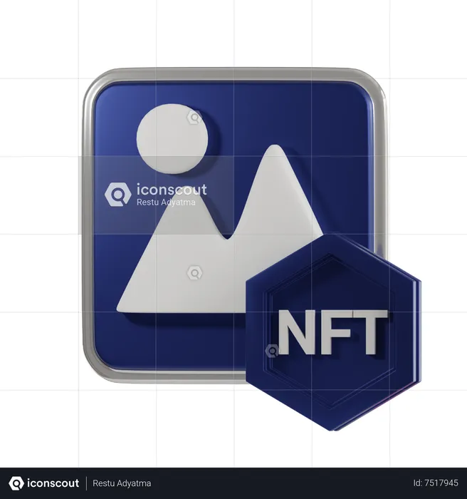 Imagens nft  3D Icon