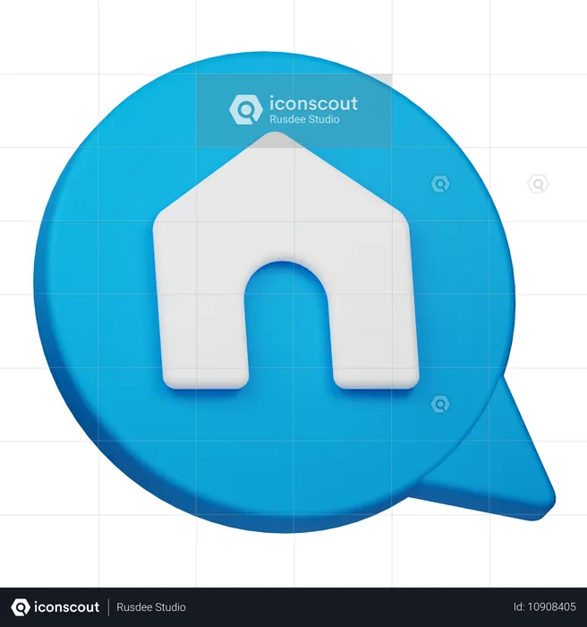 Immobilien-Kontaktservice  3D Icon