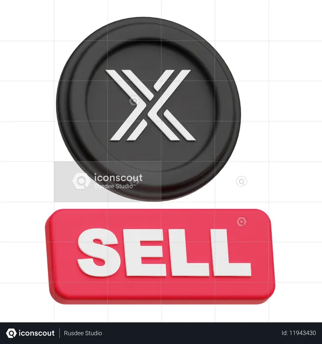 Immutable Sell  3D Icon
