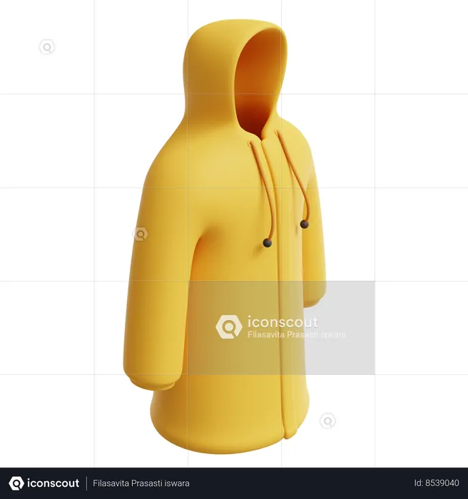 Imperméable  3D Icon