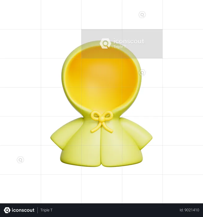 Imperméable  3D Icon