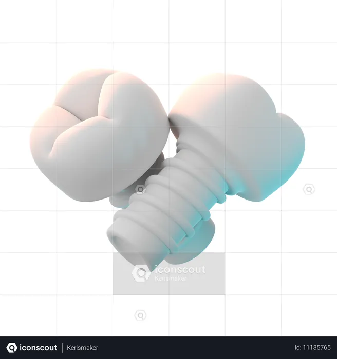 Implant  3D Icon