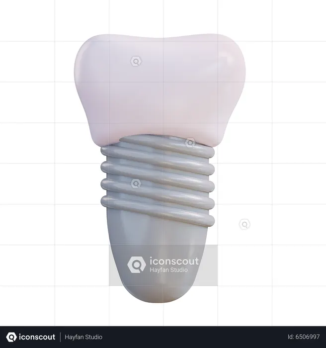 Implant dentaire  3D Icon