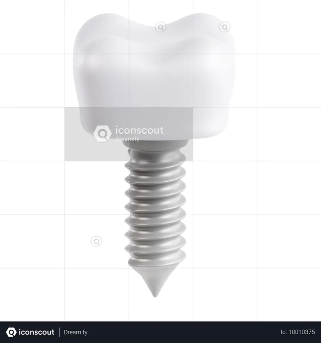 Implante dental  3D Icon