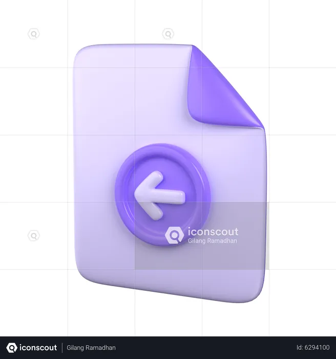 Import File  3D Icon