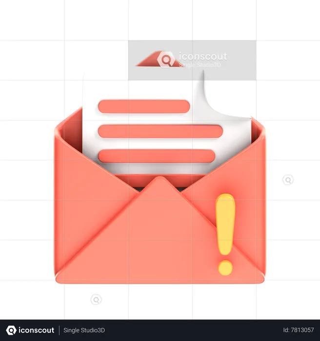 Important Mail  3D Icon