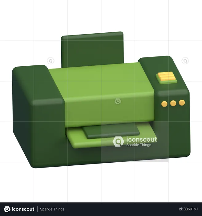 Maquina impresora  3D Icon