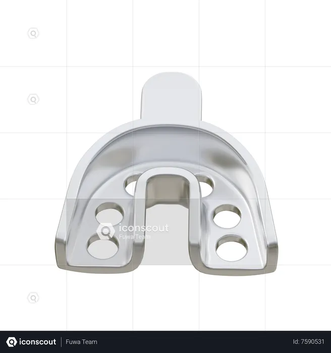 Impression Tray  3D Icon