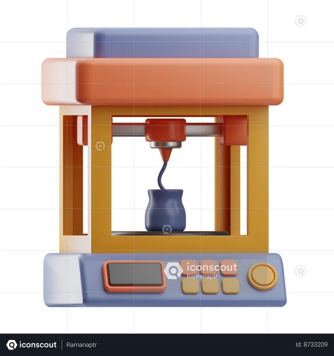 Impressora 3d  3D Icon