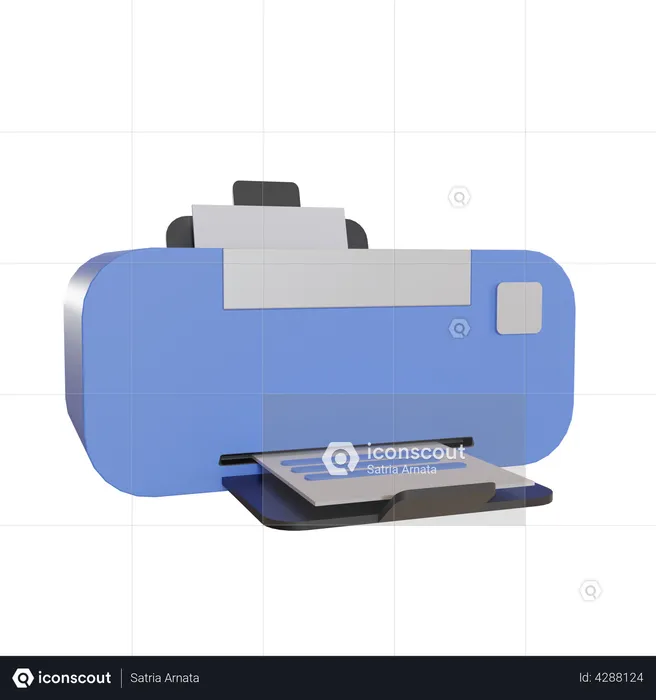 Impressora  3D Illustration