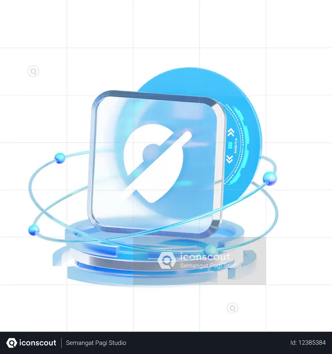 Inactive Location  3D Icon