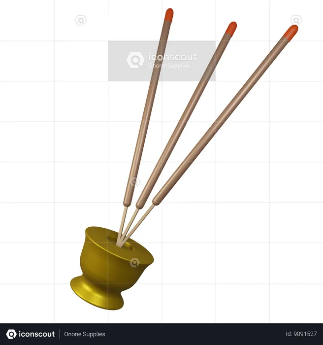 Incense  3D Icon