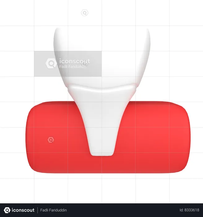 Incisor Tooth  3D Icon