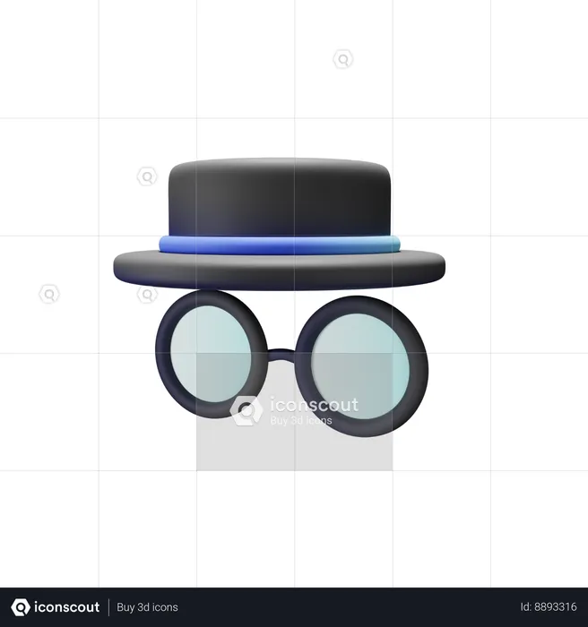 Incognito  3D Icon