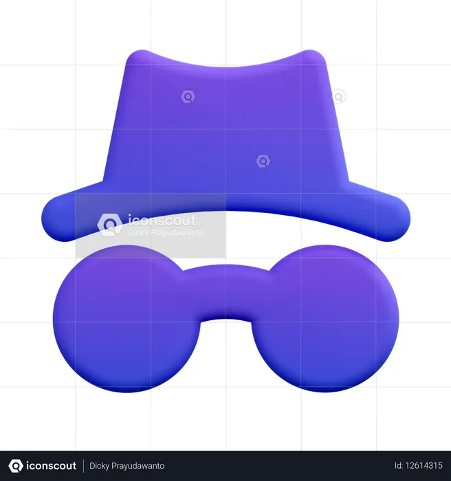Incognito  3D Icon
