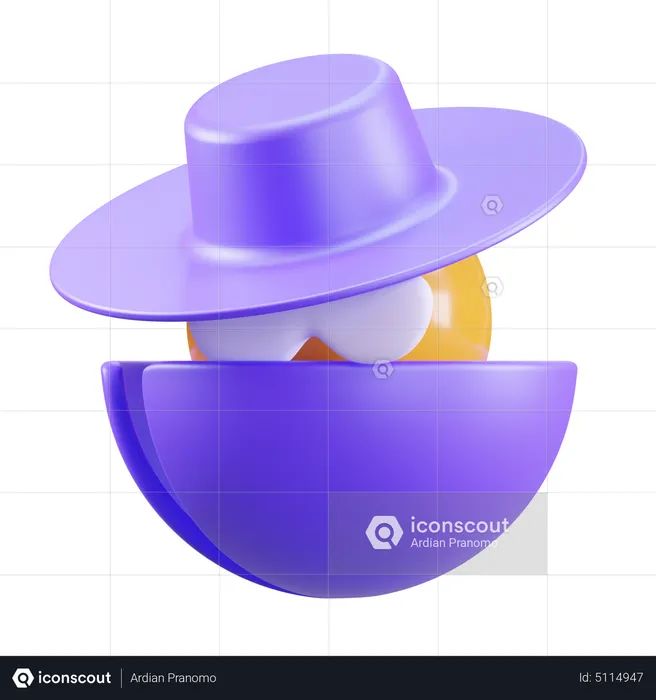 Incognito  3D Icon