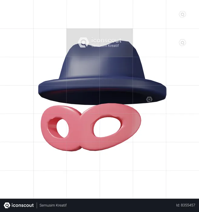 Incognito  3D Icon