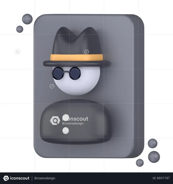 Incognito  3D Icon