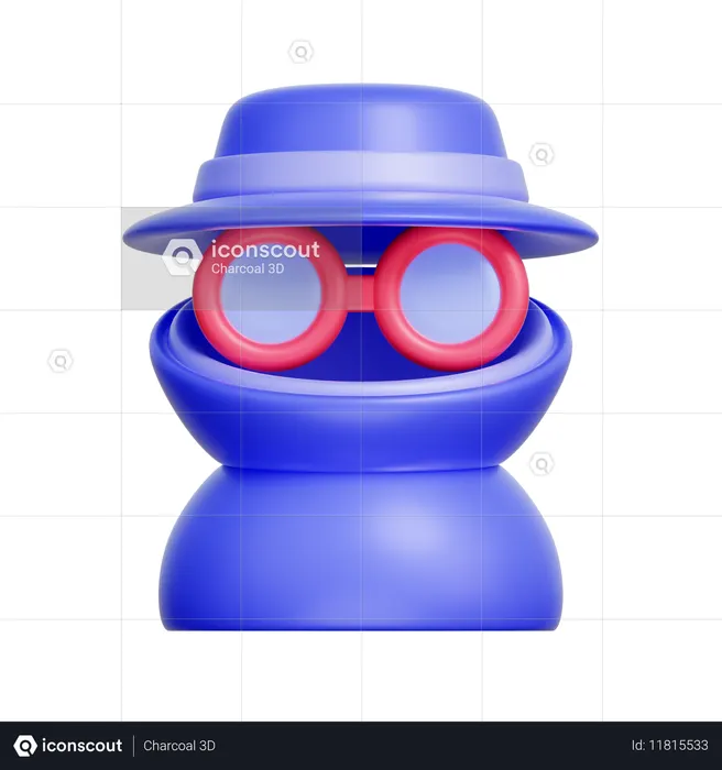 Incognito Mode  3D Icon