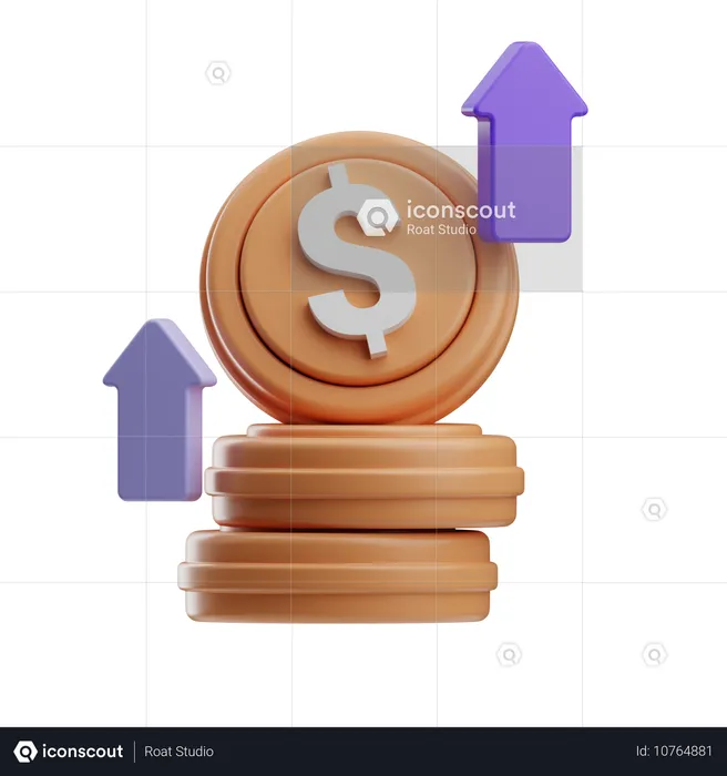 Income  3D Icon