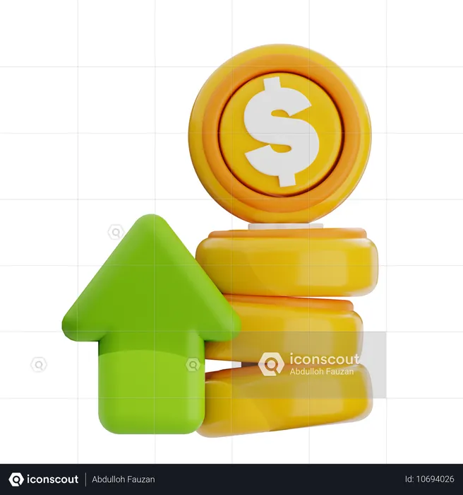 Income  3D Icon