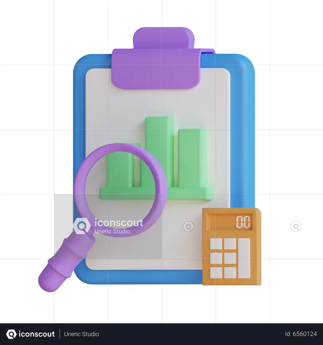 Income Analysis  3D Icon
