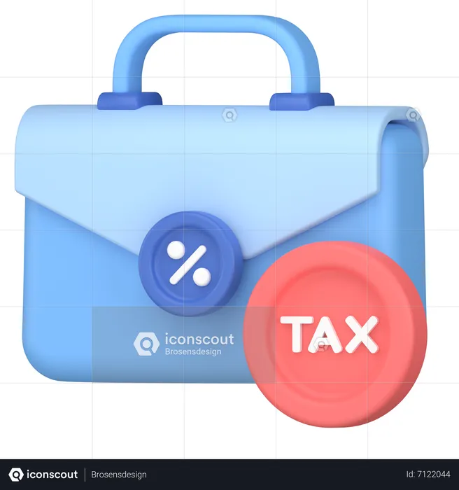 Income tax  3D Icon