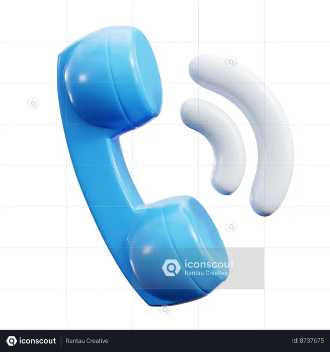 Incoming call  3D Icon