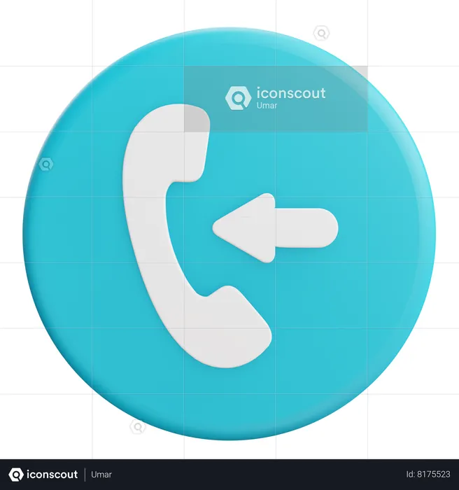 Incoming Call  3D Icon