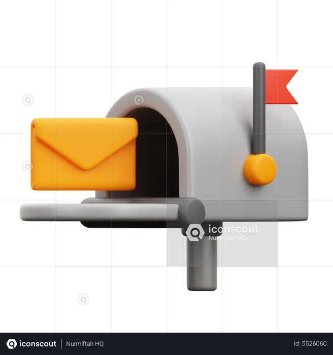 Incoming Messages  3D Icon