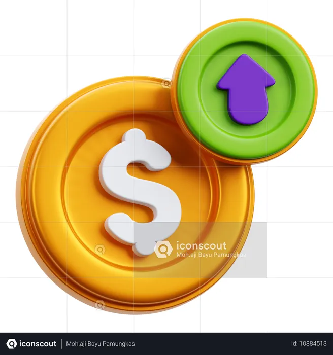 Increase Profit  3D Icon