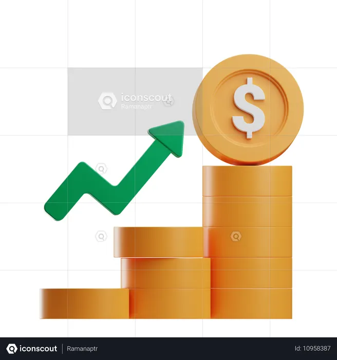 Increase Sales  3D Icon