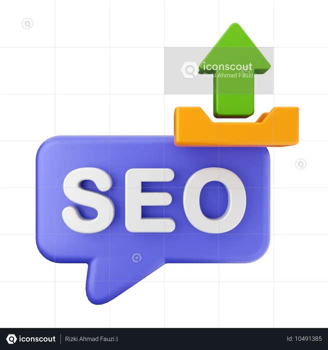 Increase Seo  3D Icon