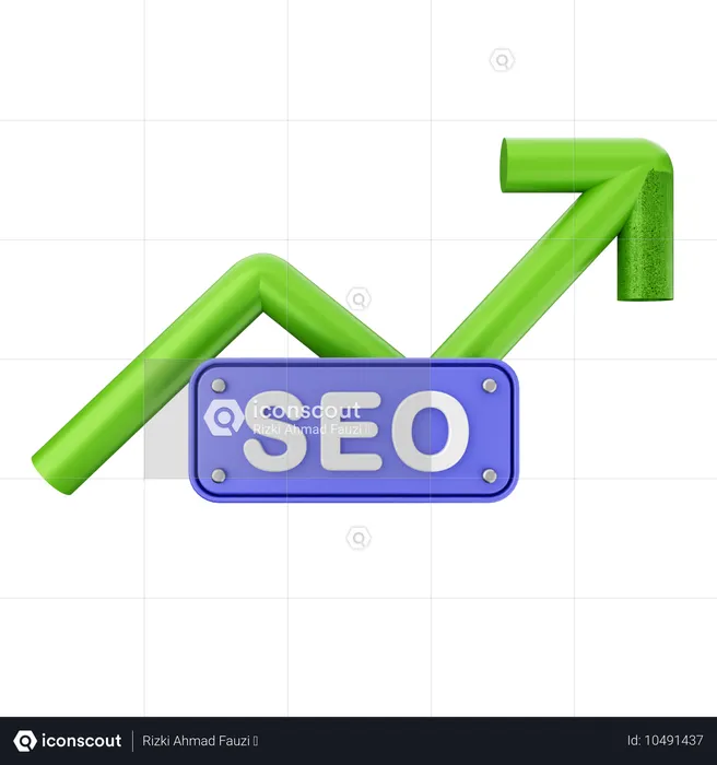 Increase Seo  3D Icon